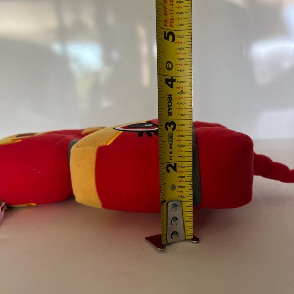 Red Angry Kitty Plush 12.5" The Lego Movie 2 Red Yellow Cat 2018 Manhattan Toy - Picture 13 of 16